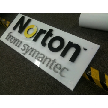 3D Customized Acryl Plaque Büro Logo (ID-07)